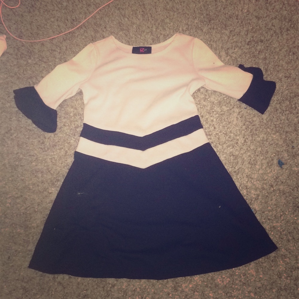 Black and white dress